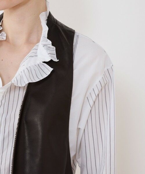 TOMORROWLAND / トゥモローランド ベスト | スムースカーフ カラーレスベスト | 詳細8