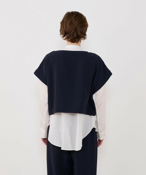 TOMORROWLAND / トゥモローランド ベスト | ダブルクロス ワイドフィットベスト | 詳細5