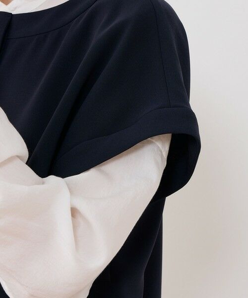 TOMORROWLAND / トゥモローランド ベスト | ダブルクロス ワイドフィットベスト | 詳細8