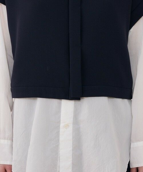 TOMORROWLAND / トゥモローランド ベスト | ダブルクロス ワイドフィットベスト | 詳細9