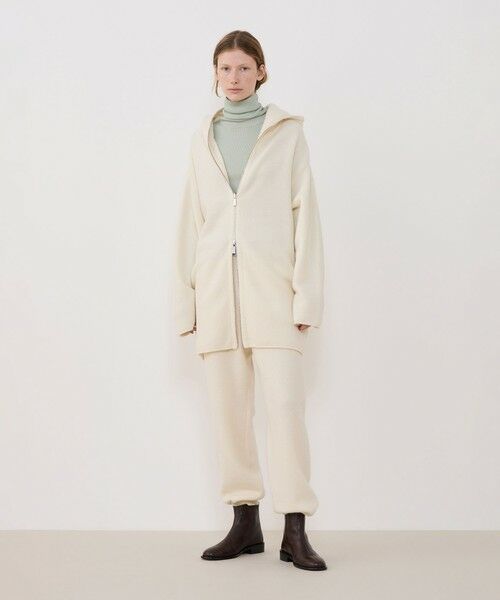 TOMORROWLAND / トゥモローランド その他アウター | ウールダブルフェイスパイル 2-wayフーデッドコート | 詳細1