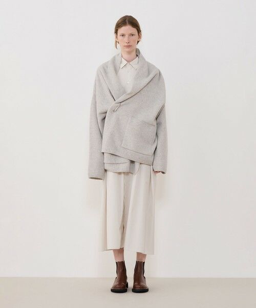 TOMORROWLAND / トゥモローランド その他アウター | ウールダブルフェイスパイル ショールカラーショートコート | 詳細1