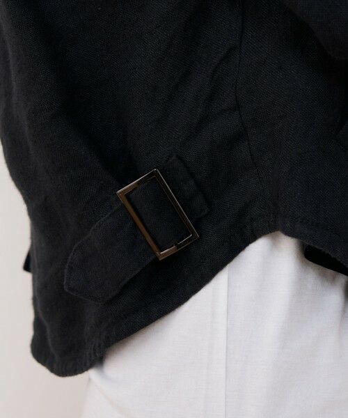 TOMORROWLAND / トゥモローランド ブルゾン | ブラッシュドリネン コクーンブルゾン | 詳細10