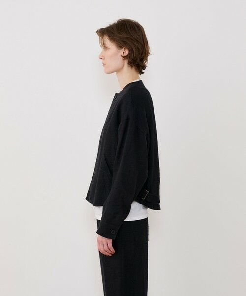 TOMORROWLAND / トゥモローランド ブルゾン | ブラッシュドリネン コクーンブルゾン | 詳細3