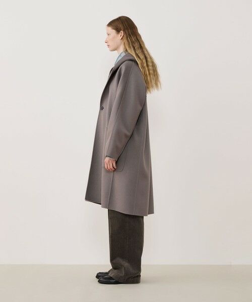 TOMORROWLAND / トゥモローランド その他アウター | ダブルフェイス ドルマンスリーブフーデッドコート | 詳細3