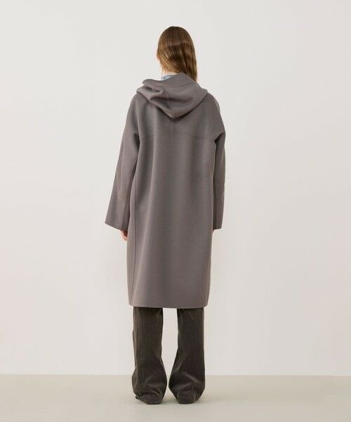 TOMORROWLAND / トゥモローランド その他アウター | ダブルフェイス ドルマンスリーブフーデッドコート | 詳細4