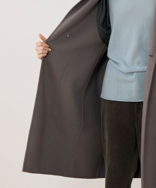 TOMORROWLAND / トゥモローランド その他アウター | ダブルフェイス ドルマンスリーブフーデッドコート | 詳細5