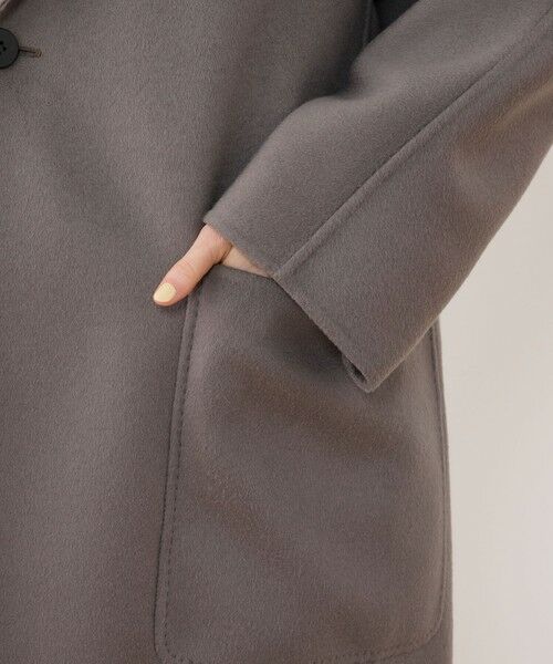 TOMORROWLAND / トゥモローランド その他アウター | ダブルフェイス ドルマンスリーブフーデッドコート | 詳細8