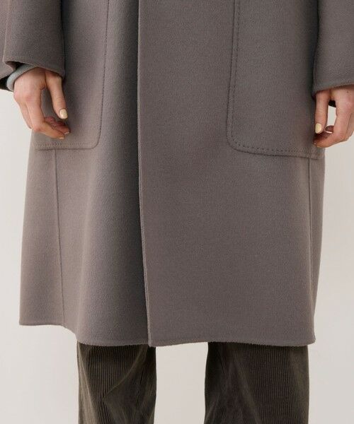TOMORROWLAND / トゥモローランド その他アウター | ダブルフェイス ドルマンスリーブフーデッドコート | 詳細9