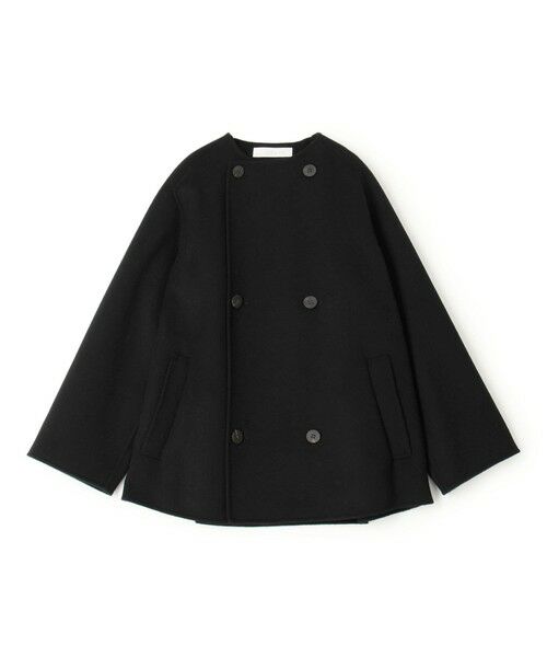 TOMORROWLAND/トゥモローランド 【WEB先行予約】ダブルフェイス カラーレストレンチコート 19 ブラック F