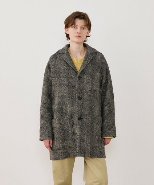TOMORROWLAND / トゥモローランド その他アウター | ワイドヘリンボーン ドルマンスリーブジャケットコート | 詳細2