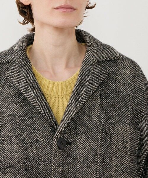 TOMORROWLAND / トゥモローランド その他アウター | ワイドヘリンボーン ドルマンスリーブジャケットコート | 詳細6