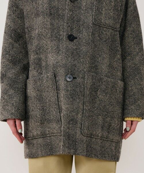 TOMORROWLAND / トゥモローランド その他アウター | ワイドヘリンボーン ドルマンスリーブジャケットコート | 詳細9