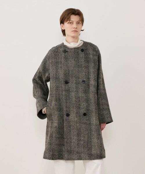 TOMORROWLAND / トゥモローランド その他アウター | ワイドヘリンボーン カラーレストレンチコート | 詳細2