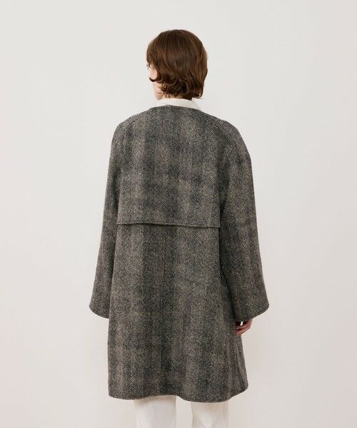 TOMORROWLAND / トゥモローランド その他アウター | ワイドヘリンボーン カラーレストレンチコート | 詳細4