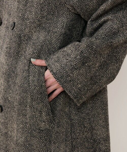 TOMORROWLAND / トゥモローランド その他アウター | ワイドヘリンボーン カラーレストレンチコート | 詳細8