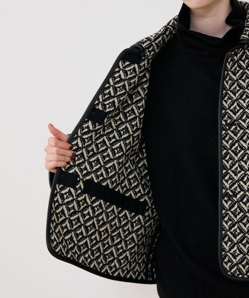 TOMORROWLAND / トゥモローランド その他アウター | ウールテシード バルカラーショートコート | 詳細5