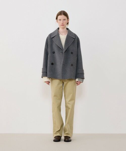 TOMORROWLAND / トゥモローランド ピーコート | ウールカシミヤダブルフェイス Pコート | 詳細1