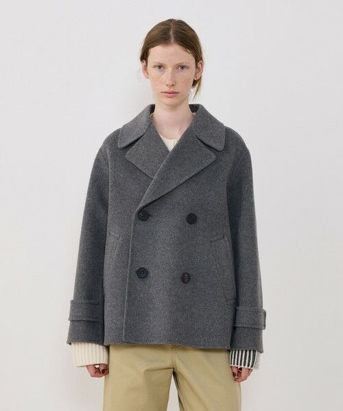 TOMORROWLAND / トゥモローランド ピーコート | ウールカシミヤダブルフェイス Pコート | 詳細2