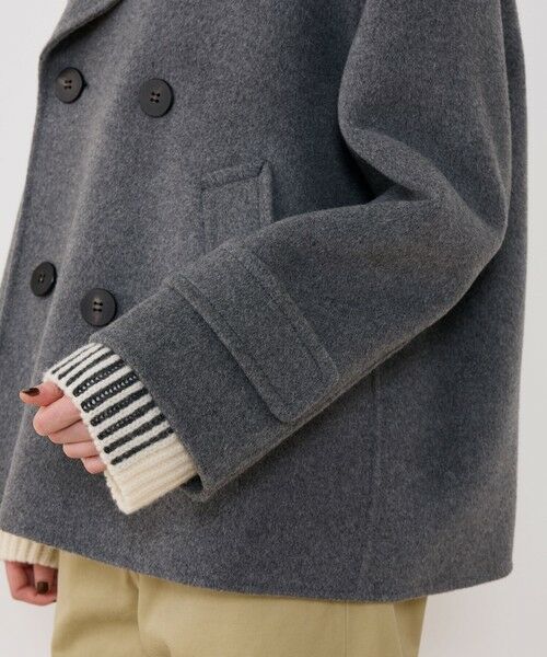 TOMORROWLAND / トゥモローランド ピーコート | ウールカシミヤダブルフェイス Pコート | 詳細7