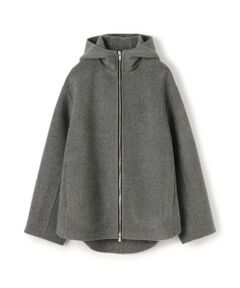 TOMORROWLAND / トゥモローランド その他アウター | ウールカシミヤダブルフェイス フーデッドショートコート