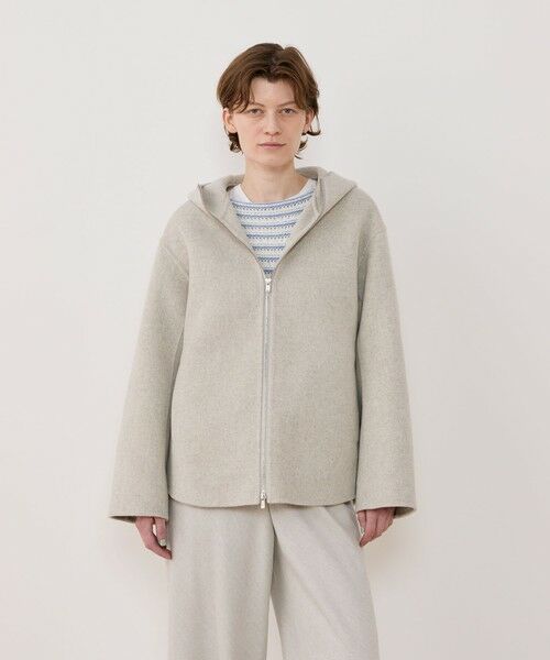 TOMORROWLAND / トゥモローランド その他アウター | ウールカシミヤダブルフェイス フーデッドショートコート | 詳細2