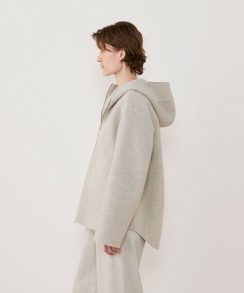 TOMORROWLAND / トゥモローランド その他アウター | ウールカシミヤダブルフェイス フーデッドショートコート | 詳細3