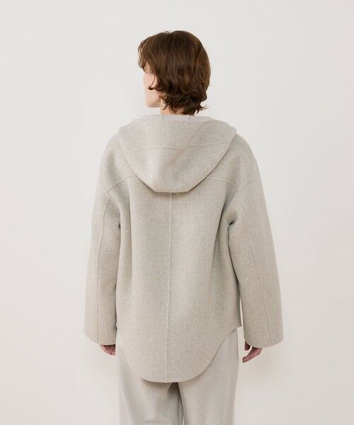 TOMORROWLAND / トゥモローランド その他アウター | ウールカシミヤダブルフェイス フーデッドショートコート | 詳細4