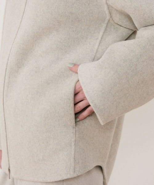 TOMORROWLAND / トゥモローランド その他アウター | ウールカシミヤダブルフェイス フーデッドショートコート | 詳細8