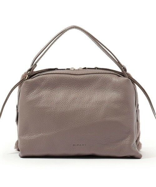 TOMORROWLAND/トゥモローランド RIPANI RONDINE L ムートンコンビ ショルダーバッグ 15 グレー F TOMORROWLAND/トゥモローランド RIPANI RONDINE L ムートンコンビ ショルダーバッグ 15 グレー F