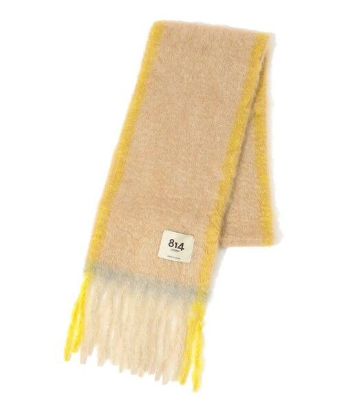 TOMORROWLAND / トゥモローランド マフラー・ショール・スヌード・ストール | 814 EZCARAY Twist Frame モヘヤストール(44 ベージュ系)