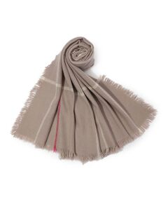 【美品】期間限定値下げ❗️TOMORROWLAND カシミヤチェックストール TOMORROWLAND チェック カシミヤストール（ストール/ショール