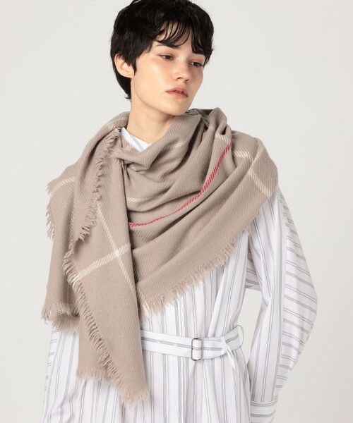 TOMORROWLAND / トゥモローランド マフラー・ショール・スヌード・ストール | DES PRES カシミヤフリンジストール | 詳細1