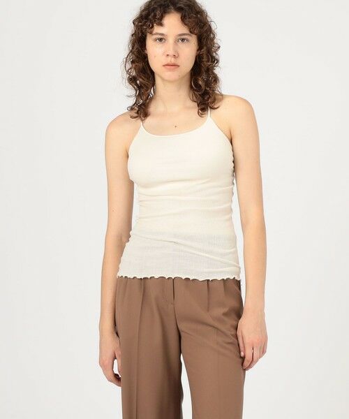 TOMORROWLAND / トゥモローランド キャミソール・チューブトップ | HAKUJI ウールリブキャミソール | 詳細2
