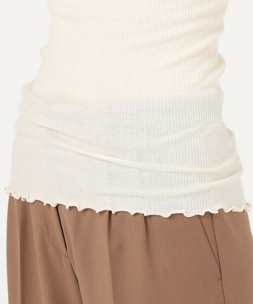 TOMORROWLAND / トゥモローランド キャミソール・チューブトップ | HAKUJI ウールリブキャミソール | 詳細8