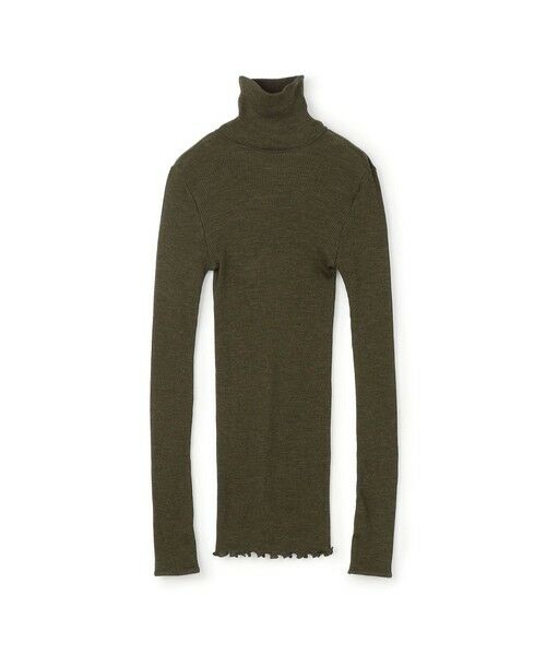 TOMORROWLAND / トゥモローランド カットソー（半袖以外） | HAKUJI ウールリブハイネックプルオーバー（59 ダークグリーン）