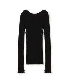 TOMORROWLAND / トゥモローランド カットソー（半袖以外） | HAKUJI ウールリブ レイヤードクルーネックプルオーバー