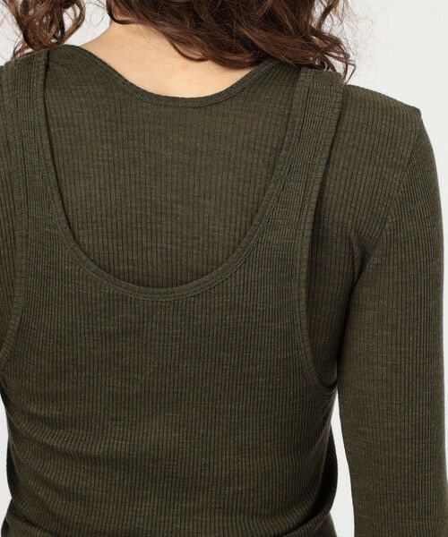 TOMORROWLAND / トゥモローランド カットソー(半袖以外) | HAKUJI ウールリブ レイヤードクルーネックプルオーバー | 詳細6