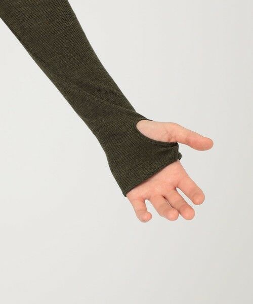 TOMORROWLAND / トゥモローランド カットソー(半袖以外) | HAKUJI ウールリブ レイヤードクルーネックプルオーバー | 詳細9