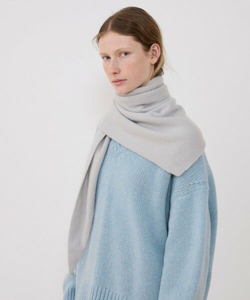 TOMORROWLAND / トゥモローランド マフラー・ショール・スヌード・ストール | ASAUCE MELER カシミヤ シームレストライアングルストール | 詳細1
