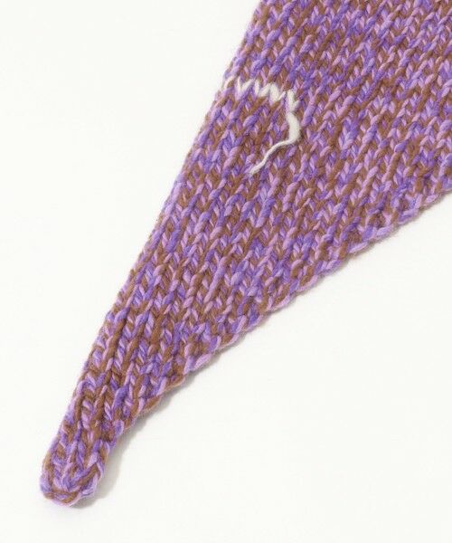 TOMORROWLAND / トゥモローランド マフラー・ショール・スヌード・ストール | ASAUCE MELER カシミヤステッチ トライアングルストール | 詳細4