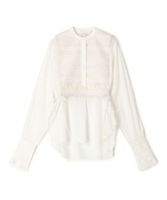 TOMORROWLAND / トゥモローランド シャツ・ブラウス（半袖以外） | JANE GUSTAVSSON MONA コットンエンブロイダリー バンドネックブラウス
