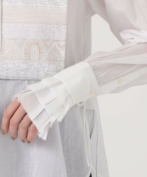 TOMORROWLAND / トゥモローランド シャツ・ブラウス（半袖以外） | JANE GUSTAVSSON MONA コットンエンブロイダリー バンドネックブラウス | 詳細6