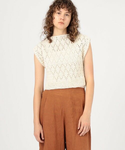 TOMORROWLAND / トゥモローランド ニット・セーター | MAYDI ORQUIDEA コットンクロシェ プルオーバー | 詳細2