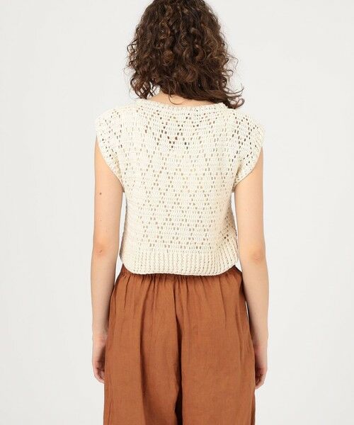 TOMORROWLAND / トゥモローランド ニット・セーター | MAYDI ORQUIDEA コットンクロシェ プルオーバー | 詳細4