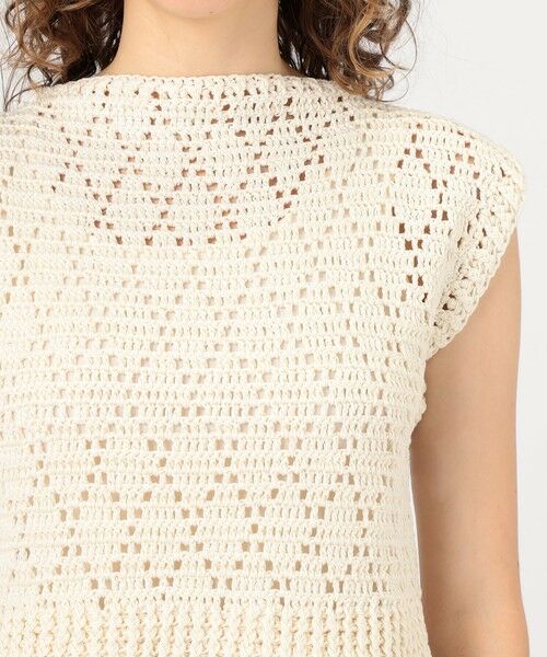 TOMORROWLAND / トゥモローランド ニット・セーター | MAYDI ORQUIDEA コットンクロシェ プルオーバー | 詳細5