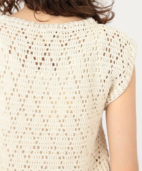 TOMORROWLAND / トゥモローランド ニット・セーター | MAYDI ORQUIDEA コットンクロシェ プルオーバー | 詳細6