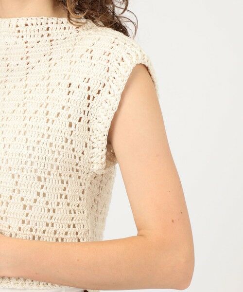 TOMORROWLAND / トゥモローランド ニット・セーター | MAYDI ORQUIDEA コットンクロシェ プルオーバー | 詳細7