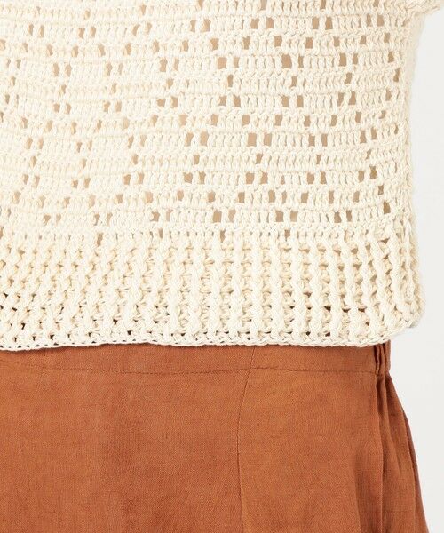 TOMORROWLAND / トゥモローランド ニット・セーター | MAYDI ORQUIDEA コットンクロシェ プルオーバー | 詳細8