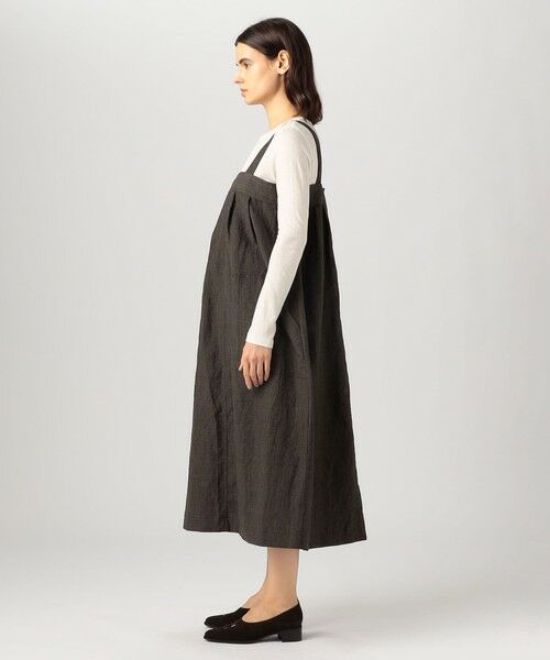 TOMORROWLAND / トゥモローランド ロング・マキシ丈ワンピース | 【別注】HAVERSACK ウールリネン ジャンパースカート | 詳細2